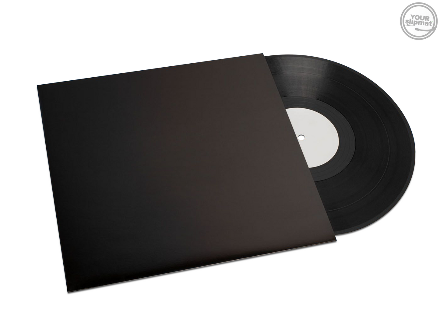 Record sleeve 12 inch black