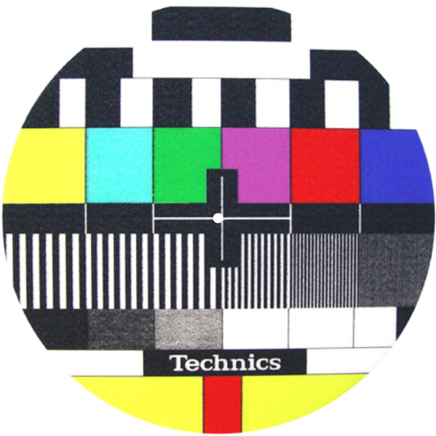 Technics 'TV screen' slipmat