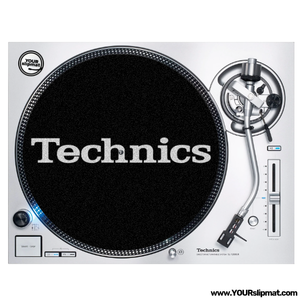 Slipmat Per Giradischi Technics - 2 Pezzi In Feltro, Blu Metallizzato, Per DJ - Foto 8