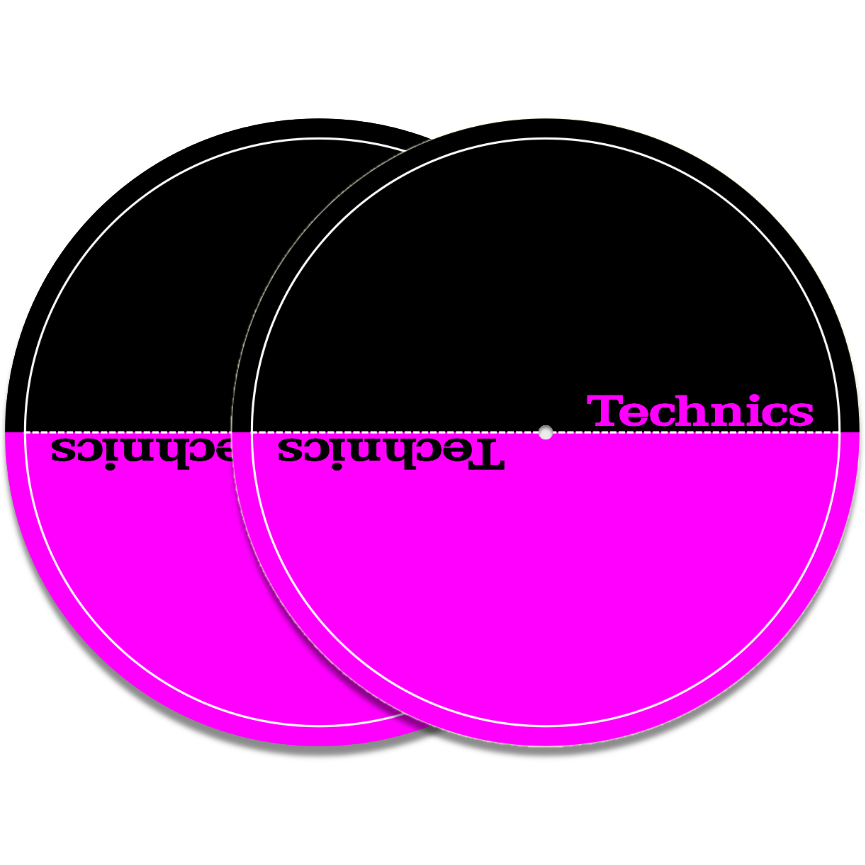 (Set van 20 of 50 stuks) Technics x Purple-Black slipmatten