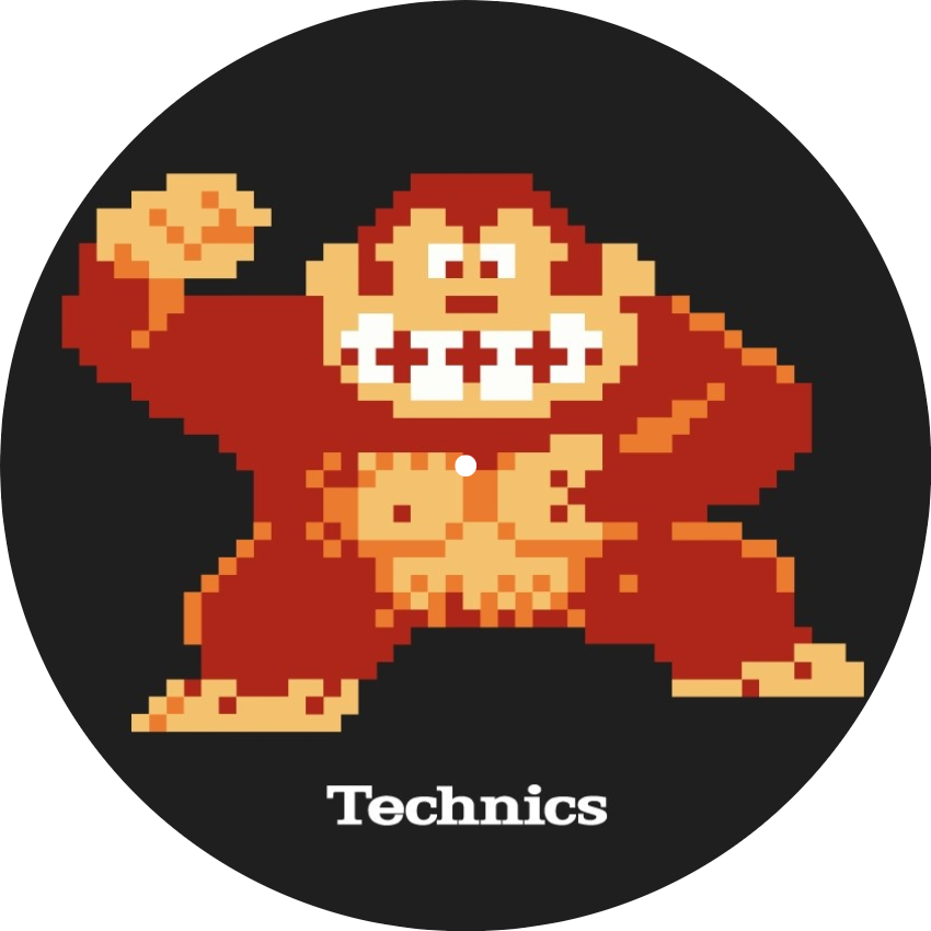 (Set van 20 of 50 stuks) Technics 'Donkey Kong' slipmatten