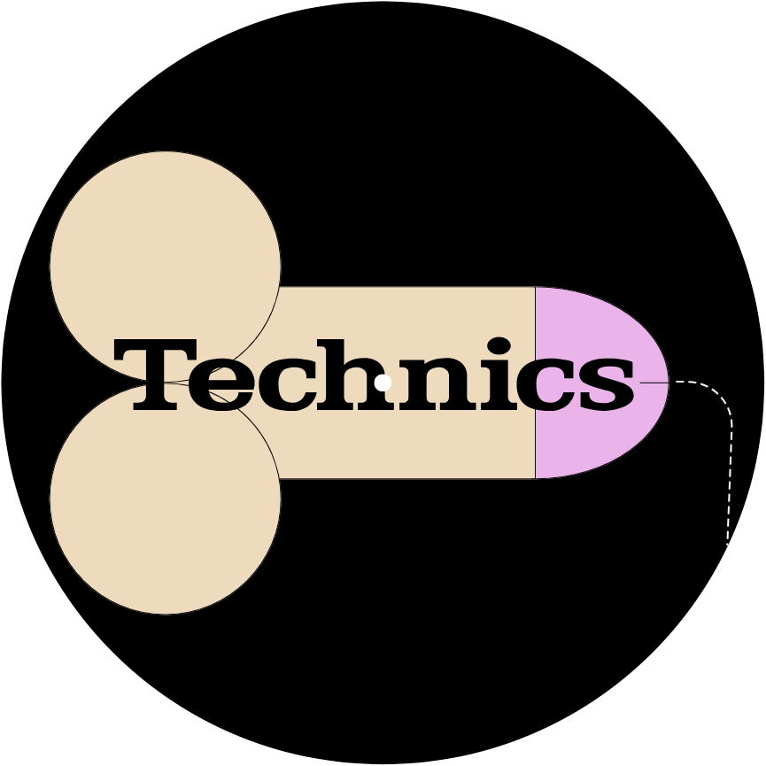 (Set mit 20 oder 50 Stück) Technics Rutschmatten „Dikke Leuter“.