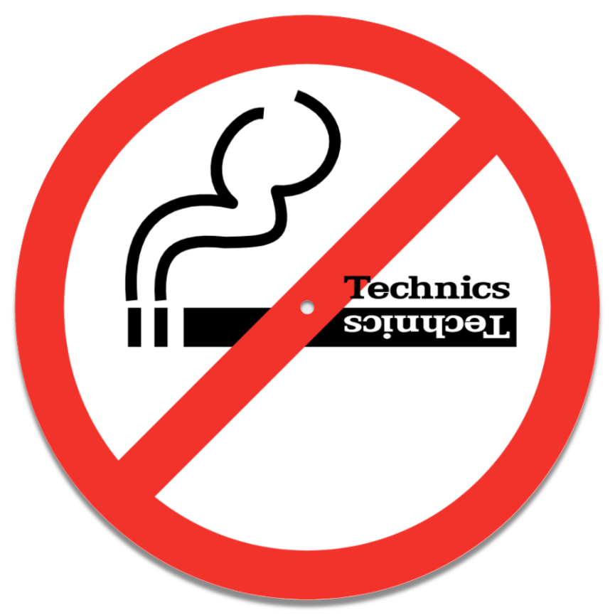 Technics x Stop smoking v2 slipmat (12")