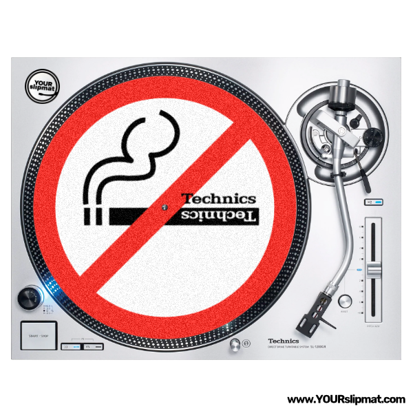 (Set of 20 or 50 pieces) Technics x Stop smoking v2 slip mats