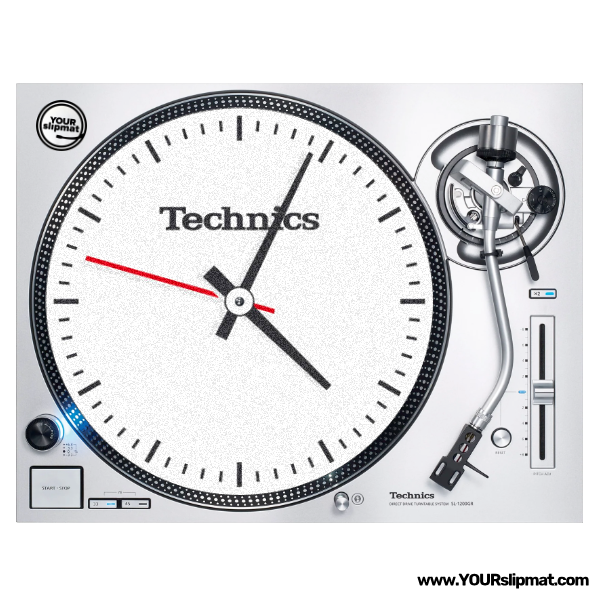 (Set of 20 or 50 pieces) Technics 'Clock' slip mats
