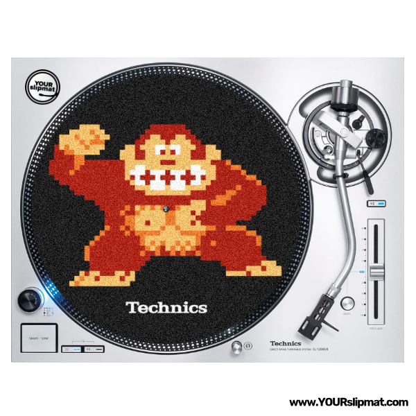 (Set of 20 or 50 pieces) Technics 'Donkey Kong' slip mats