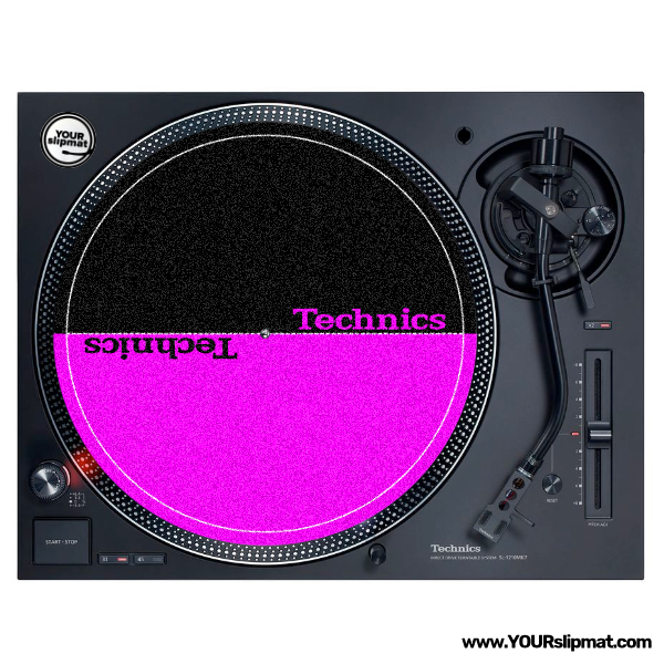 Technics x Purple-Black slipmat (12")