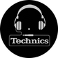 (Set of 20 or 50 pieces) Technics 'Headphones' slip mats