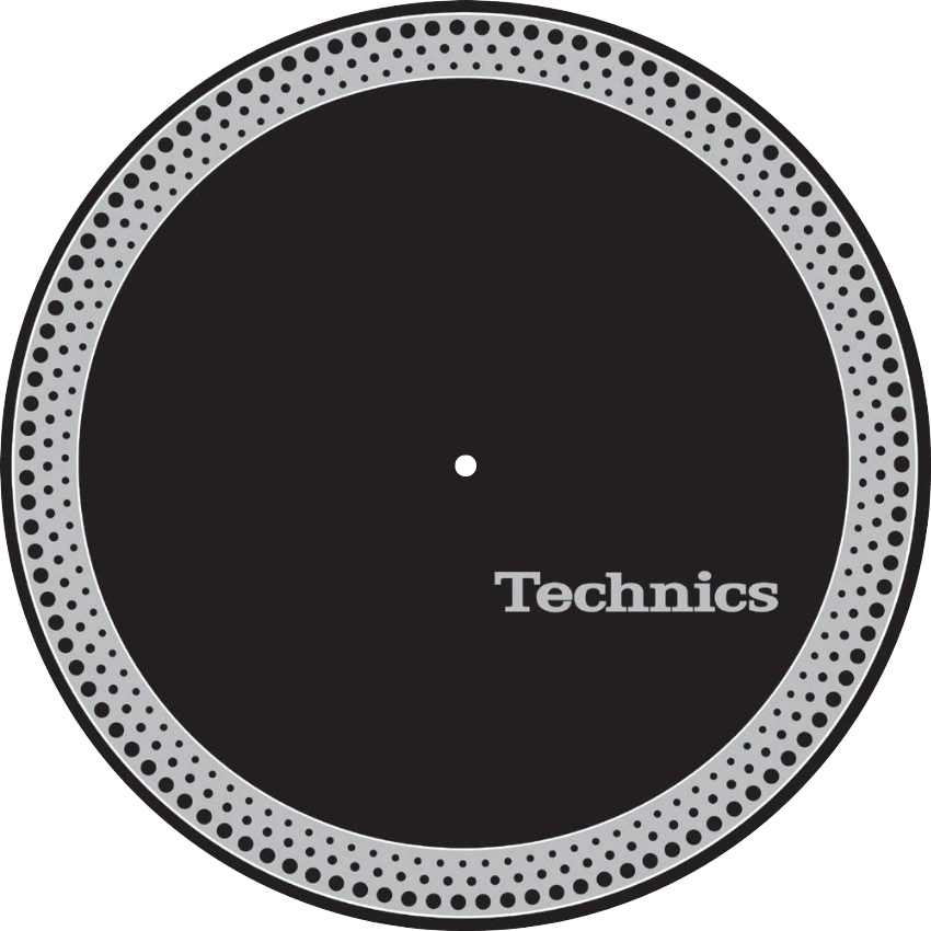 (Set of 20 or 50 pieces) Technics 'Strobe 3' slip mats