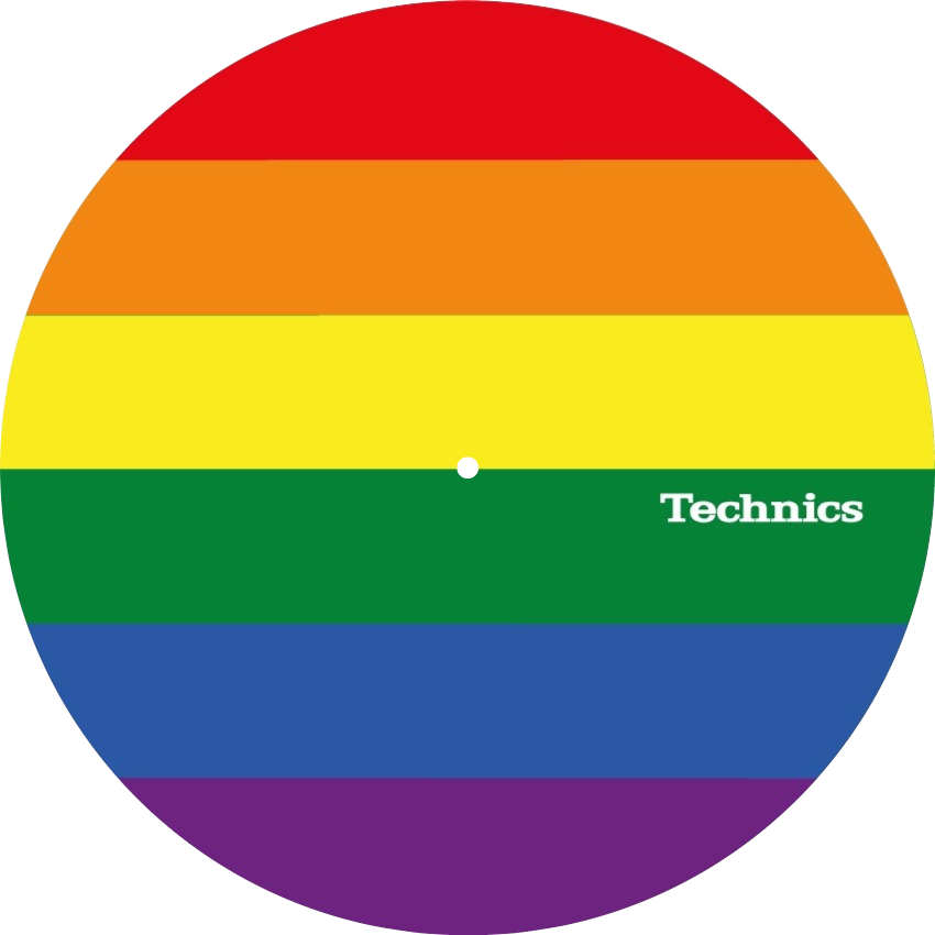 (Set of 20 or 50 pieces) Technics 'Pride' slip mats