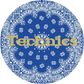 (Set of 20 or 50 pieces) Technics 'Bandana 2' slip mats