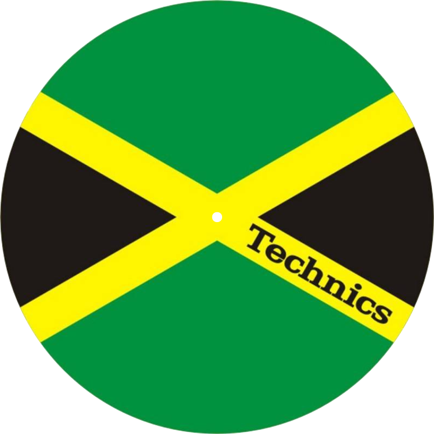 (Set of 20 or 50 pieces) Technics 'Jamaica' slip mats