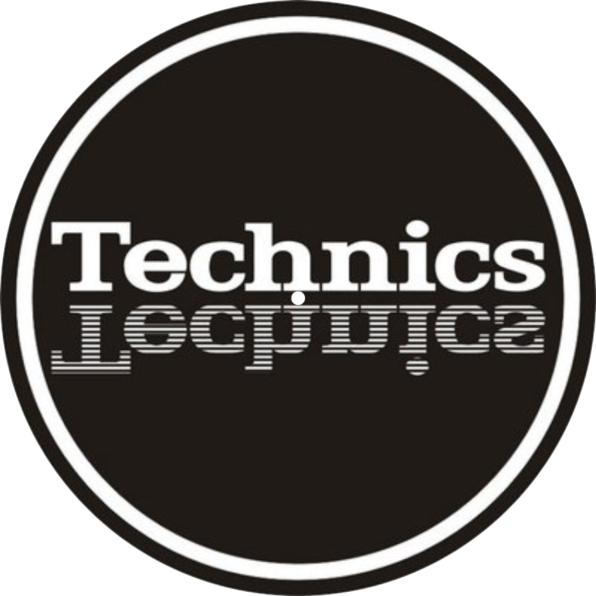 (Set of 20 or 50 pieces) Technics 'Mirror 1' slip mats